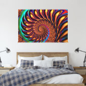 Fractal Art. 47 Canvas Afdruk (Insitu (Slaapkamer))