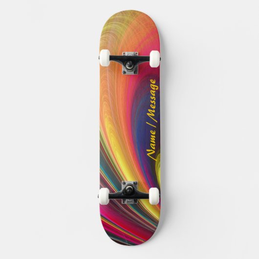Fractal Art 4 Skateboard (Voorkant)