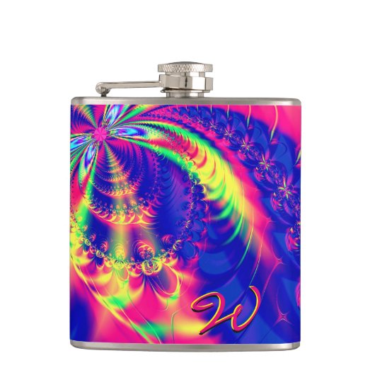 Fractal Art. 52 Flask Heupfles (Voorkant)