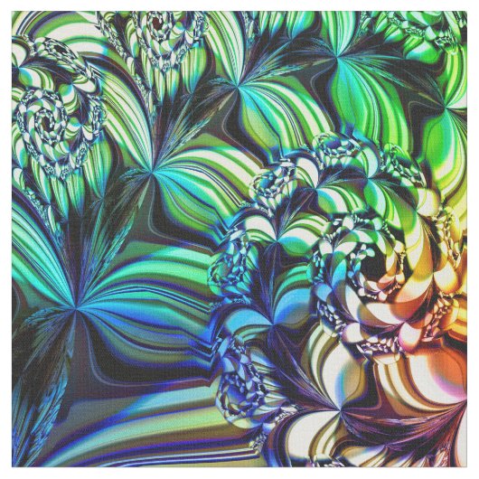 Fractal Art 56 Custom Fabric Stof (Close Up)