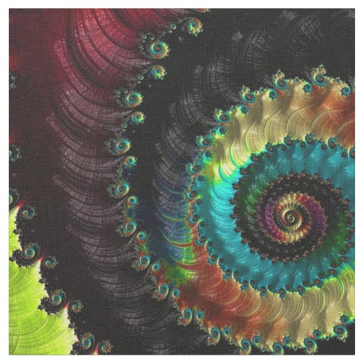 Fractal Art 74 Aangepaste weefsels Stof (Close Up)