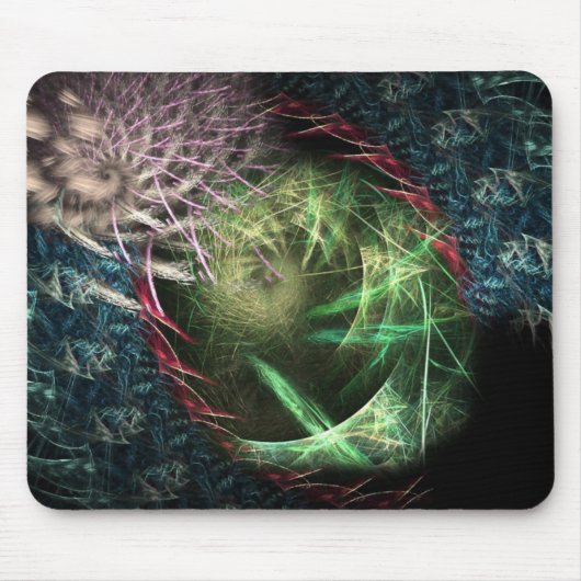 Fractal Art Abstract #077 Mousepad Muismat (Voorkant)