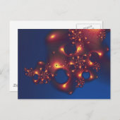 Fractal Art Abstract digitaal goed nacht Briefkaart (Voorkant / Achterkant)