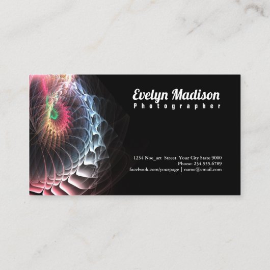 fractal art b76877 visitekaartje (Achterkant)