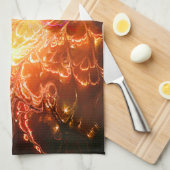 Fractal Art B Kitchen Towel Theedoek (Quarter Fold)