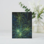 Fractal Art Briefkaart: onkruid Briefkaart (Staand voorkant)