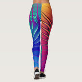 Fractal Art - BUITENSPIRAAL ENERGIEVERBRUIK Leggings (Achterkant)