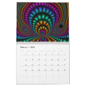 Fractal Art Calendar Kalender (Feb 2026)