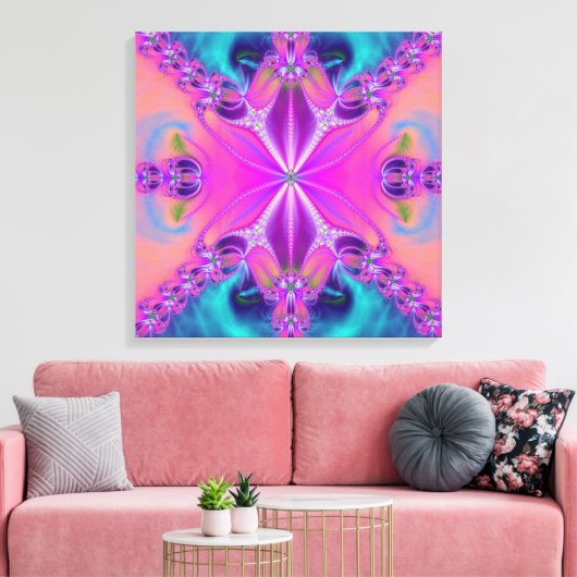 Fractal Art Canvas (Insitu (Woonkamer))