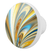 Fractal Art Ceramic Knob. Keramische Knop (Rechts)