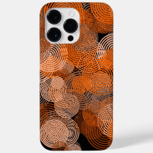 Fractal Art Copper Geometrische cirkels Swirl Mand Case-Mate iPhone 14 Pro Max Hoesje