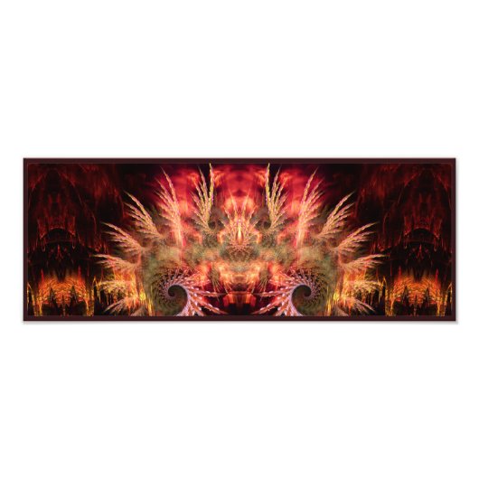 Fractal Art: Earth Royale Foto Foto Afdruk (Voorkant)