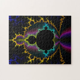 Fractal Art Electric Night Legpuzzel