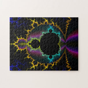 Fractal Art Electric Night Legpuzzel