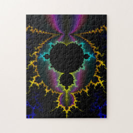 Fractal Art Electric Night Legpuzzel
