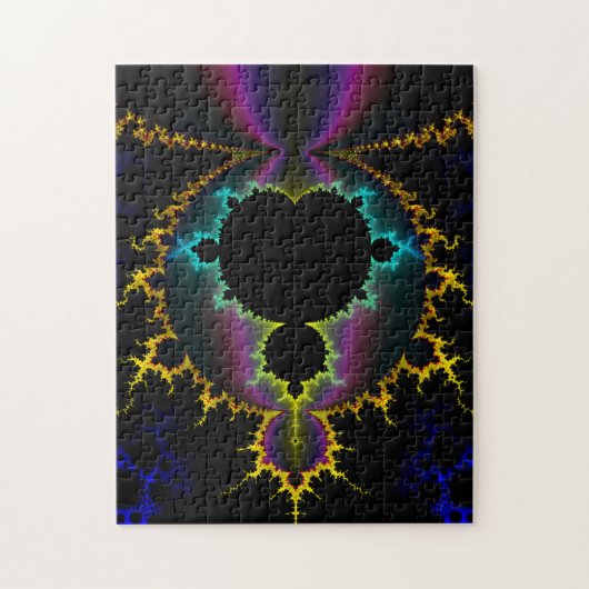 Fractal Art Electric Night Legpuzzel (Verticaal)