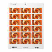 Fractal Art Etiket (Full Sheet)