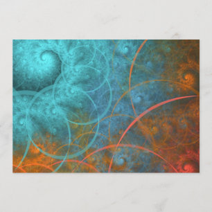 Fractal Art "Fire VS Ice" Kaart