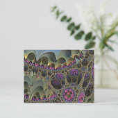 Fractal ART FLORAL WORLD Briefkaart (Staand voorkant)