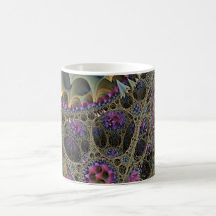 Fractal ART FLORAL WORLD Koffiemok