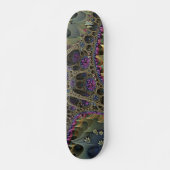 Fractal ART FLORAL WORLD Skateboard (Voorkant)