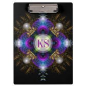 Fractal Art Healing Life Business Klembord (Voorkant)