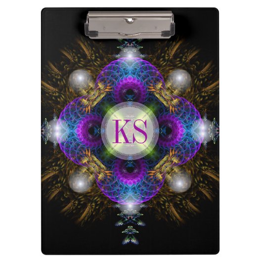 Fractal Art Healing Life Business Klembord (Voorkant)