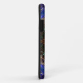 Fractal Art Indigo-Earth Custom Monogram Case-Mate iPhone Case (Achterkant/rechts)