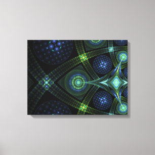 Fractal Art Mandala Universe Stretted Print