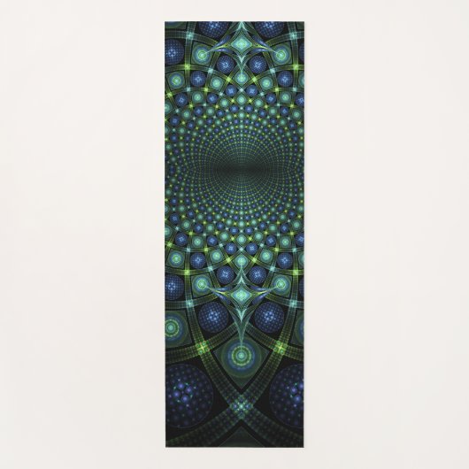 Fractal Art Mandala Universe Yoga Mat (Voorkant)