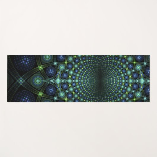 Fractal Art Mandala Universe Yoga Mat (Voorkant (horizontaal))