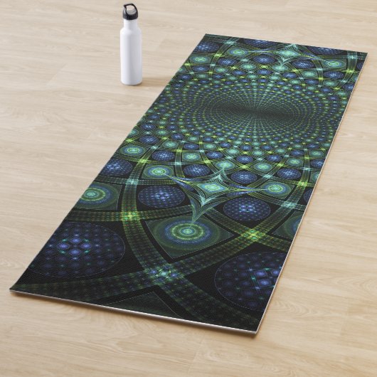 Fractal Art Mandala Universe Yoga Mat (In situ)