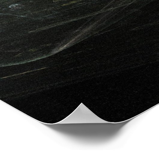 Fractal Art "Moon Station" Poster (Hoek)