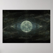 Fractal Art "Moon Station" Poster (Voorkant)