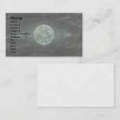 Fractal Art "Moon Station" Visitekaartje (Voorkant / Achterkant)