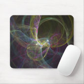 Fractal art mousepad muismat (Met muis)