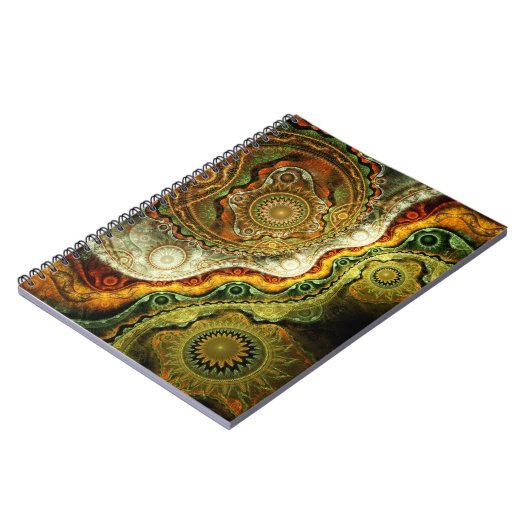 Fractal Art Notitieboek: herfst Notitieboek (Linkerzijde)