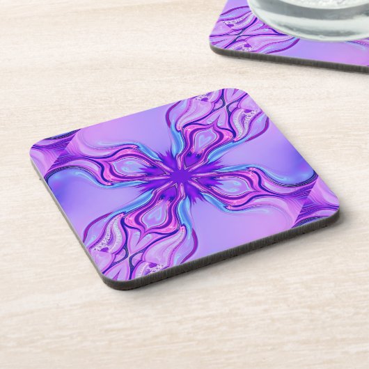 Fractal Art Plastic Onderzetter Set (Linkerzijde)