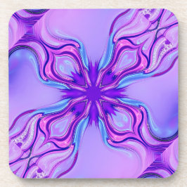 Fractal Art Plastic Onderzetter Set