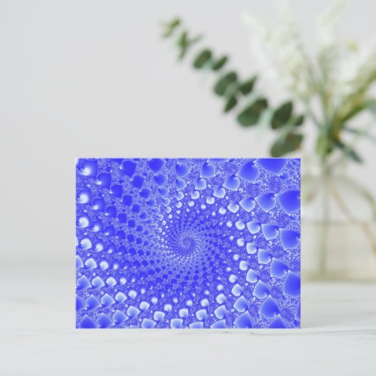 Fractal art post card briefkaart (Staand voorkant)