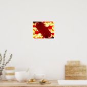 Fractal art poster (Keuken)