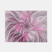 Fractal Art roze bloemendroem, Floral Fantasy Deurmat (Voorkant)
