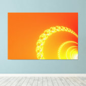 Fractal Art Sound Waves Canvas Afdruk (Insitu (Houten vloer))