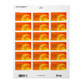 Fractal Art Sound Waves Etiket (Full Sheet)