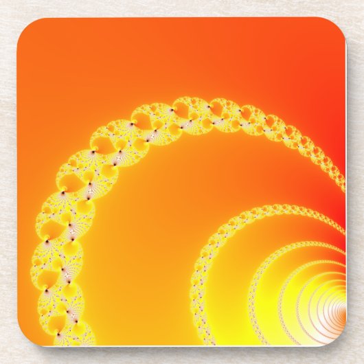 Fractal Art Sound Waves Onderzetter (Voorkant)