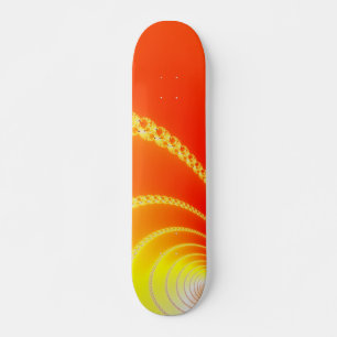 Fractal Art Sound Waves Skateboard