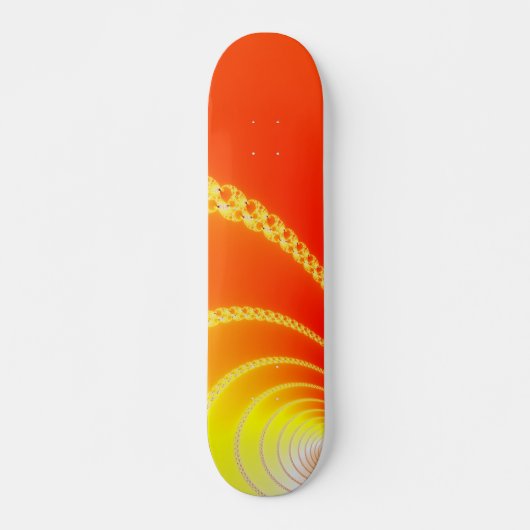 Fractal Art Sound Waves Skateboard (Voorkant)