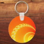 Fractal Art Sound Waves Sleutelhanger (Voorkant)