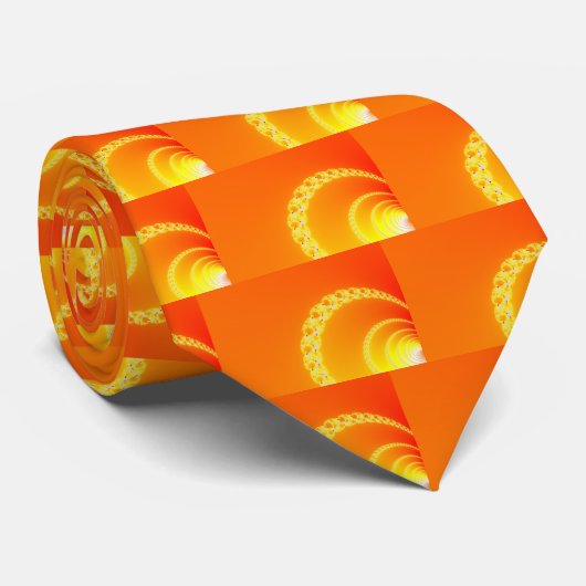 Fractal Art Sound Waves Stropdas (Opgerold)