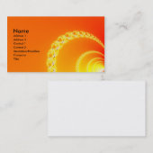 Fractal Art Sound Waves Visitekaartje (Voorkant / Achterkant)